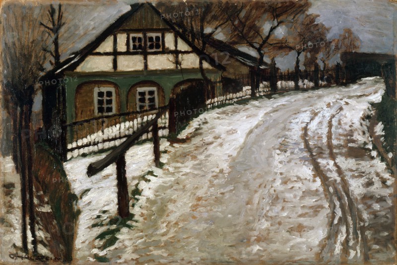 'Thaw', late 19th or 20th century. Artist: Gustav Holstein