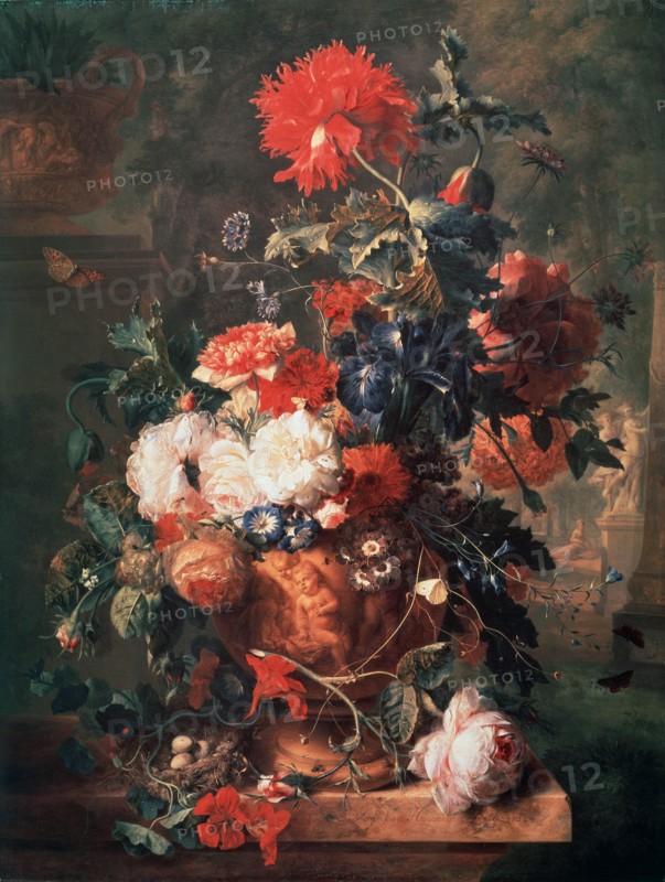 'Flowers', 1722.  Artist: Jan van Huysum