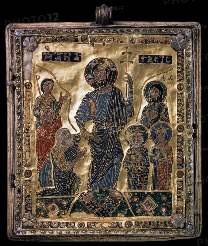 'The Descent into Hell', 12th century.  Artist: Byzantine Master