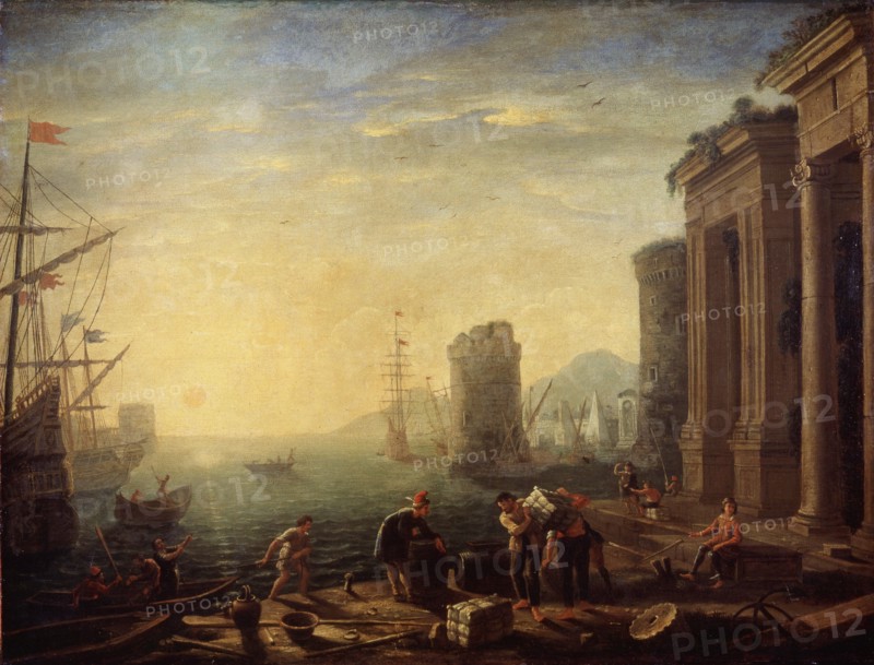 'Morning in the Harbour', 1630s. Artist: Claude Lorrain