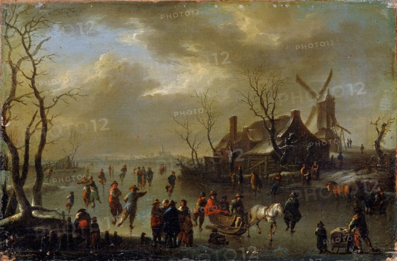'Winter Landscape', 17th century. Creator: Klaes Molenaer.