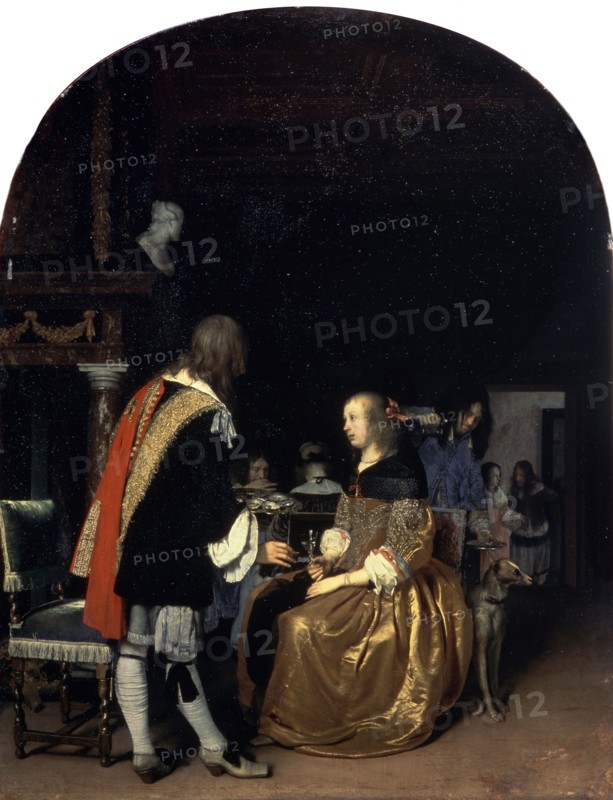 'The Oyster Meal', 1659.  Artist: Frans van Mieris