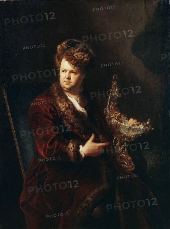 'Portrait of the Jeweller Johann Melchior Dinglinger', c1721. Artist: Antoine Pesne