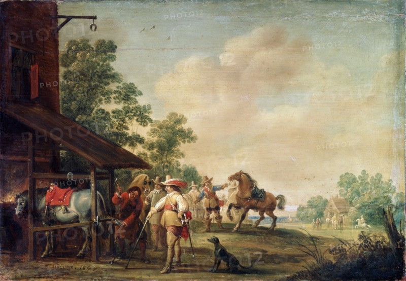'A Forge', 1648. Artist: Pieter Meulener