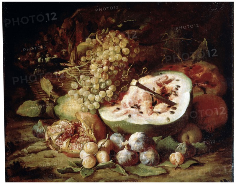 'Fruits', 1670s.  Artist: Abraham Brueghel