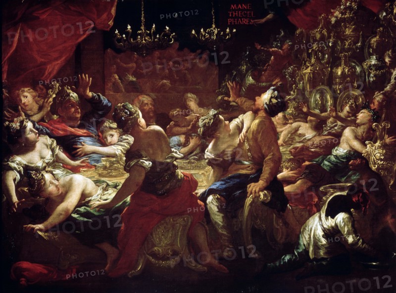 'The Feast of Belshazzar', 17th or early 18th century. Artist: Pietro Dandini