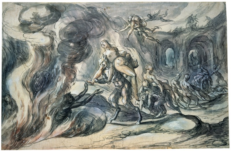 'Eurydice in Hell', early 17th century.  Artist: Hermann Weyer