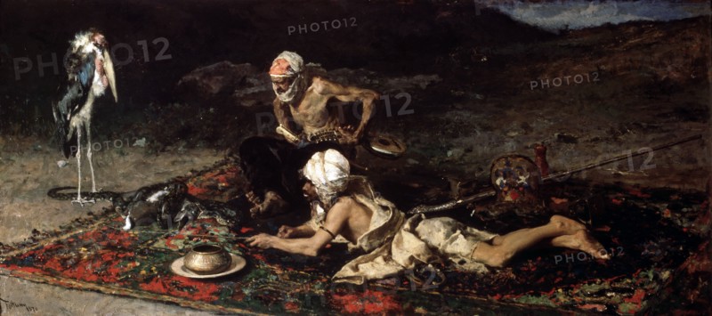'The Snake Charmers', 1870.  Artist: Mariano Jose Maria Bernardo Fortuny y Carbo