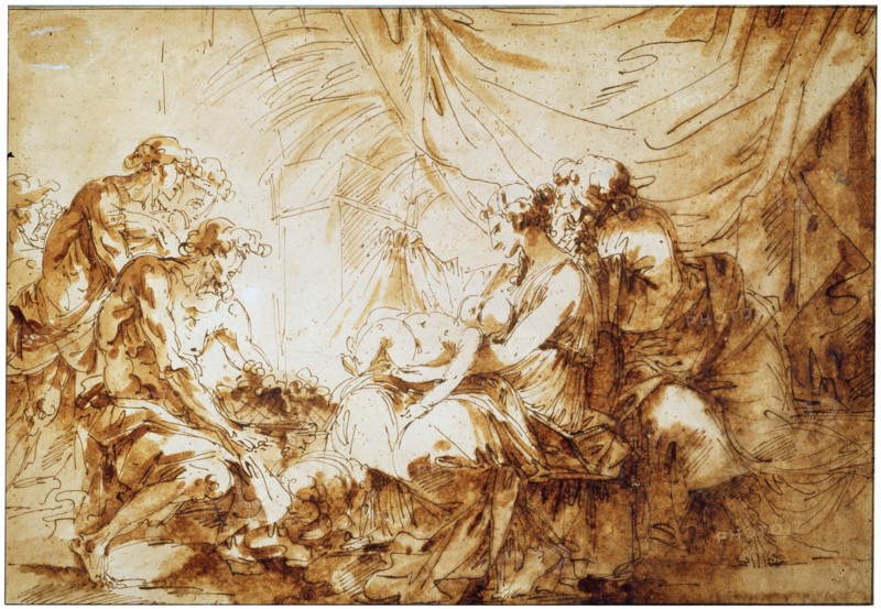 'The Adoration of the Christ Child', 18th or early 19th century. Artist: André-Jean Le Brun