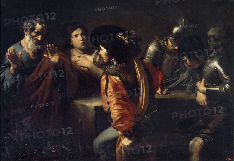 'The Denial of Saint Peter', 17th century.  Artist: Valentin de Boulogne