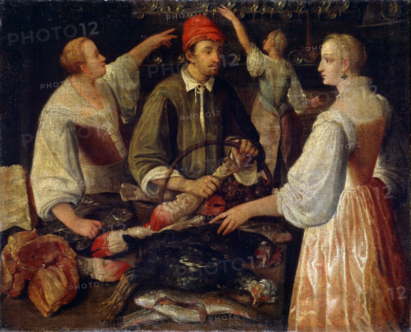 'In a shop', late 16th or early 17th century. Artist: Lodewijk Toeput