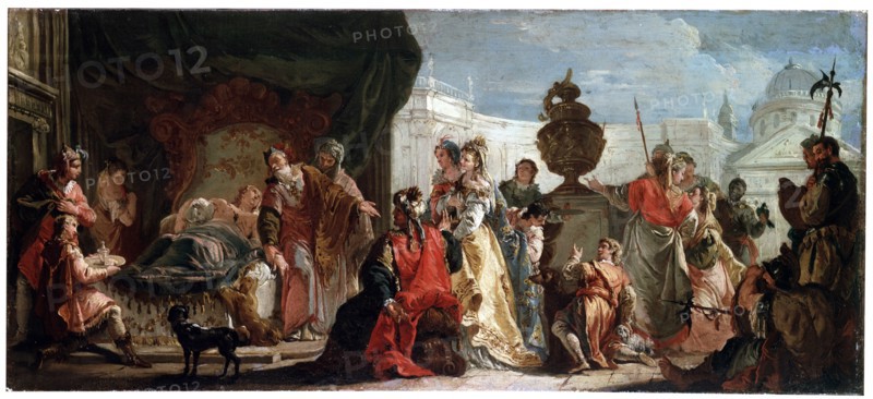 'Antiochus and Stratonice', 18th century. Artist: Francesco Fontebasso