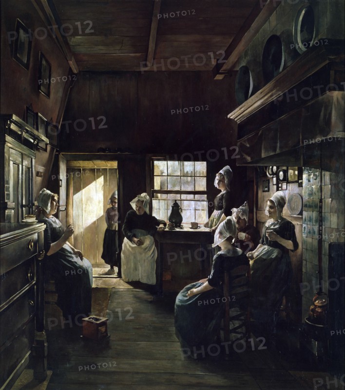 'Conversation', 1888.  Artist: Paul Weimar