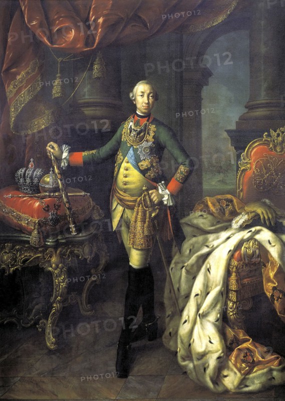 'Portrait of Tsar Peter III', 1762.  Artist: Aleksei Petrovich Antropov