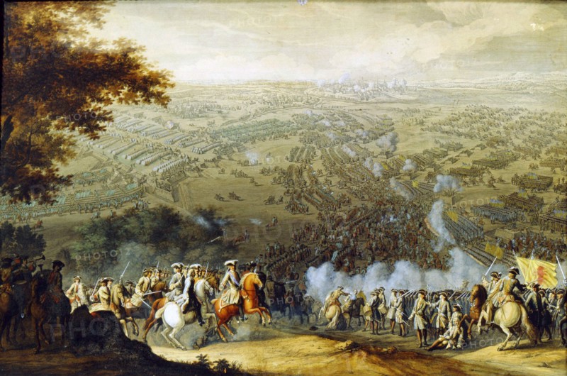 The Battle of Poltava in 1709', 1724.