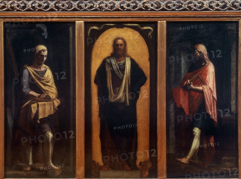 Christ with two Saints'.  Creator: Piombo, Sebastiano, del (1485-1547).