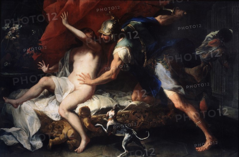 Tarquinius and Lucretia'. Creator: Giordano, Luca (1632-1705).