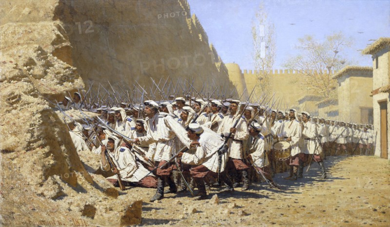 At the Fortress Walls. Let them in!', 1871. Creator: Vereshchagin, Vasili Vasilyevich (1842-1904).