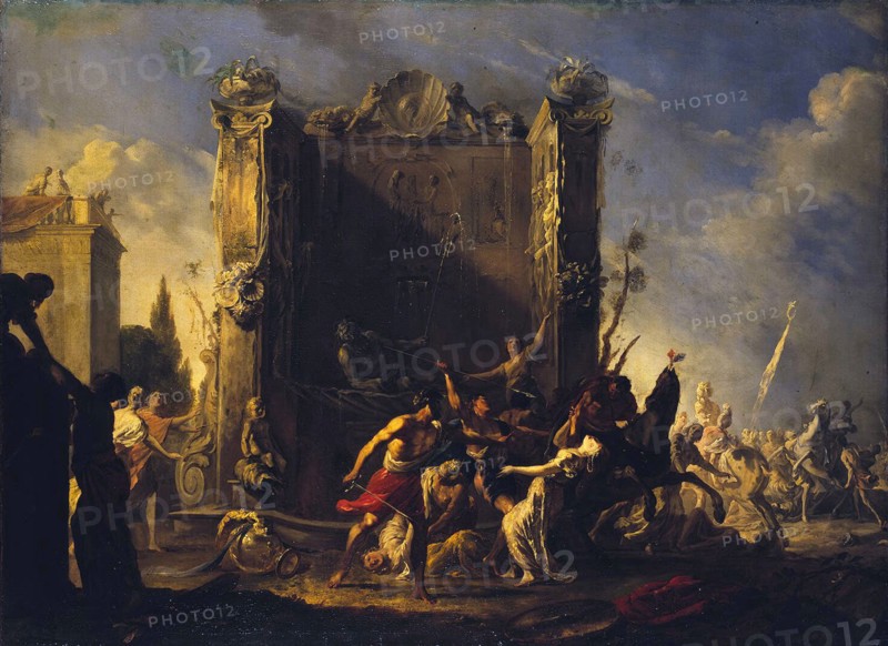 The Rape of the Sabine Women', 1630-1640. Creator: Schoenfeld, Johann Heinrich (1609-1684).