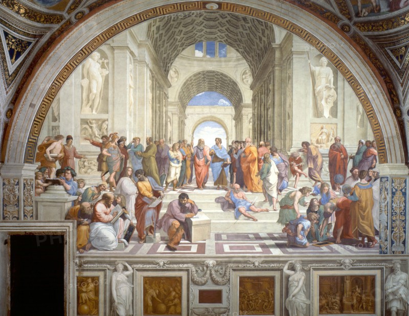 The School of Athens', 1509-1511. Creator: Raphael (Raffaello Sanzio da Urbino) (1483-1520).