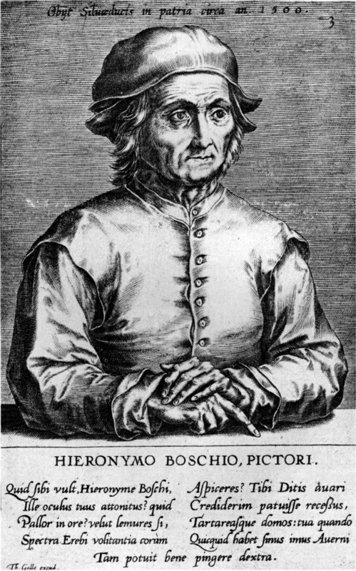 Portrait of Hieronymus Bosch, 1570s. Creator: Cort, Cornelis (1533-1578).