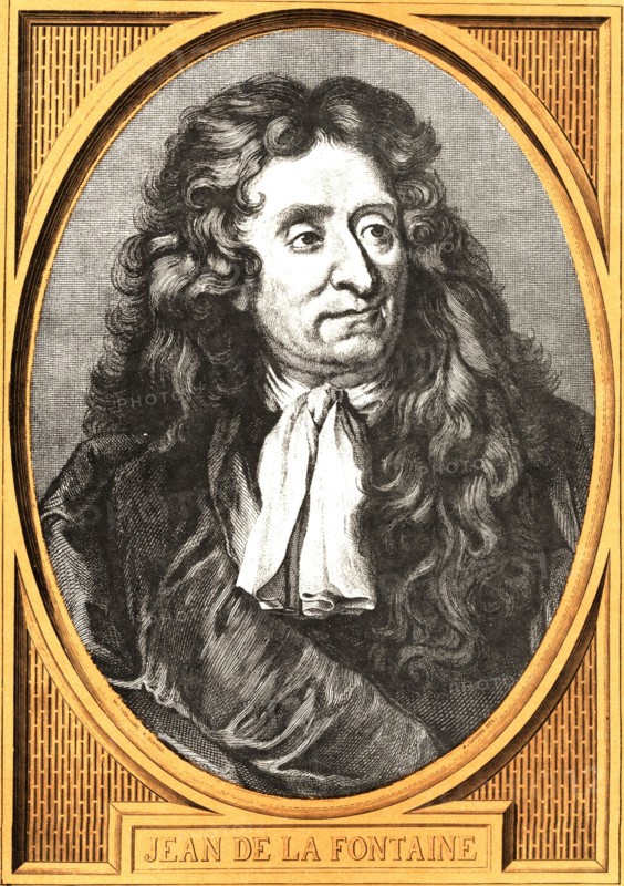 Jean de La Fontaine (1621-1695), 19th century. Creator: Doré, Gustave (1832-1883).
