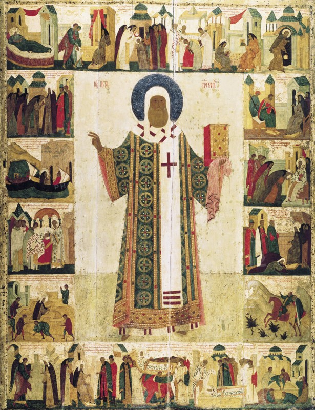 The Metropolitan Peter of Moscow with Scenes from His Life, 1480s.  Creator: Dionysius (ca. 1450-before 1508).