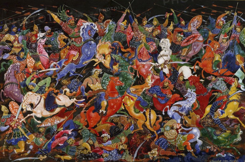 The Battle, 1932-1933.  Creator: Golikov, Ivan Ivanovich (1886-1937).