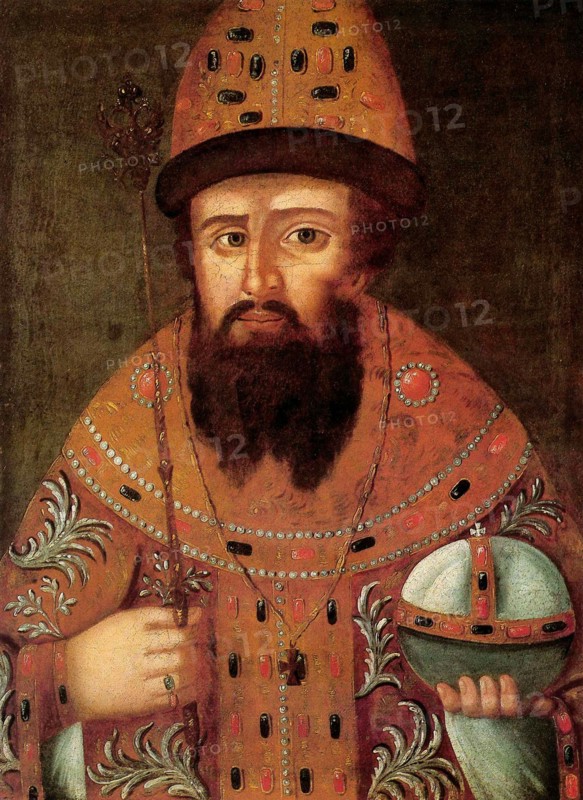 Portrait of the Tsar Michail I Fyodorovich of Russia', (1596-1645), early 17th century. Creator: Anonymous.
