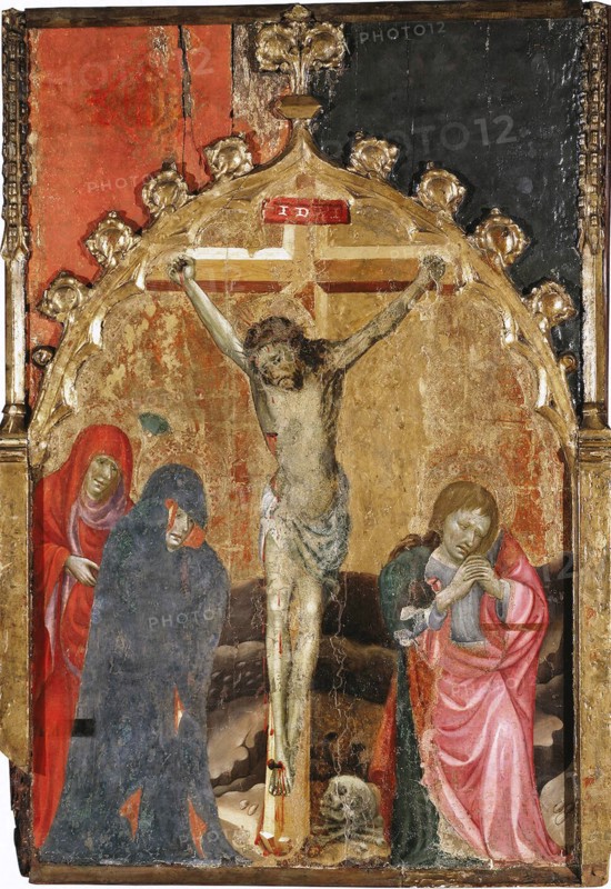 The Crucifixion', 1400s. Creator: Alcanyis, Miguel de (active 1408-1447).