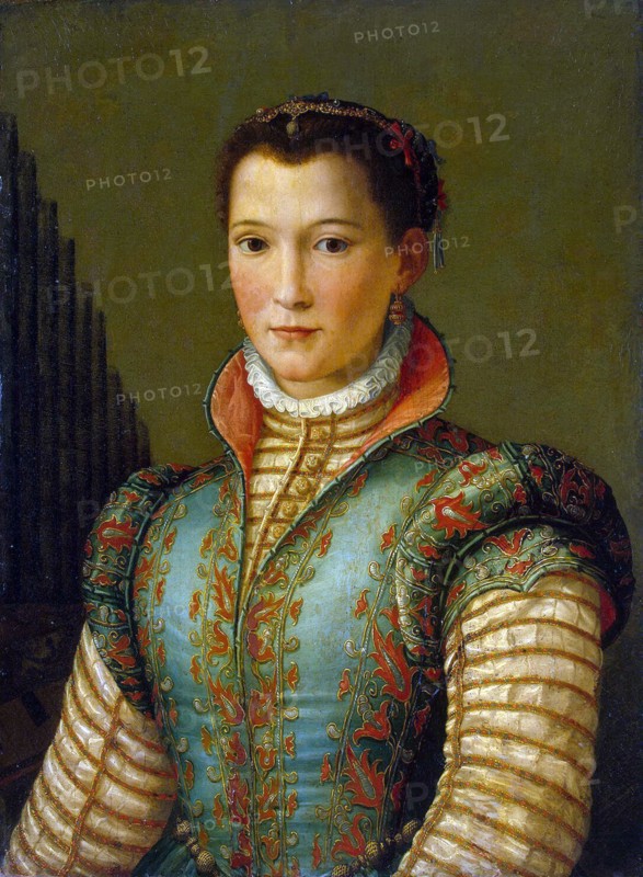 Portrait of Eleanor of Toledo', 1560s.  Creator: Allori, Alessandro (1535-1607).