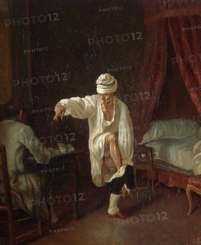 Voltaire's Morning', between 1750 and 1775. Creator: Huber, Jean (1721-1786).
