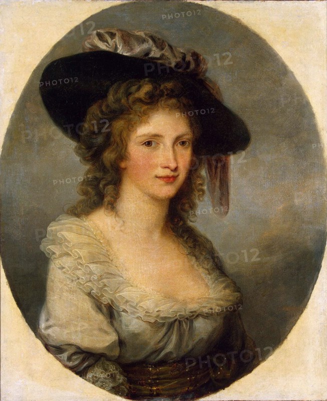 Self-Portrait'.   Creator: Kauffmann, Angelika (1741-1807).