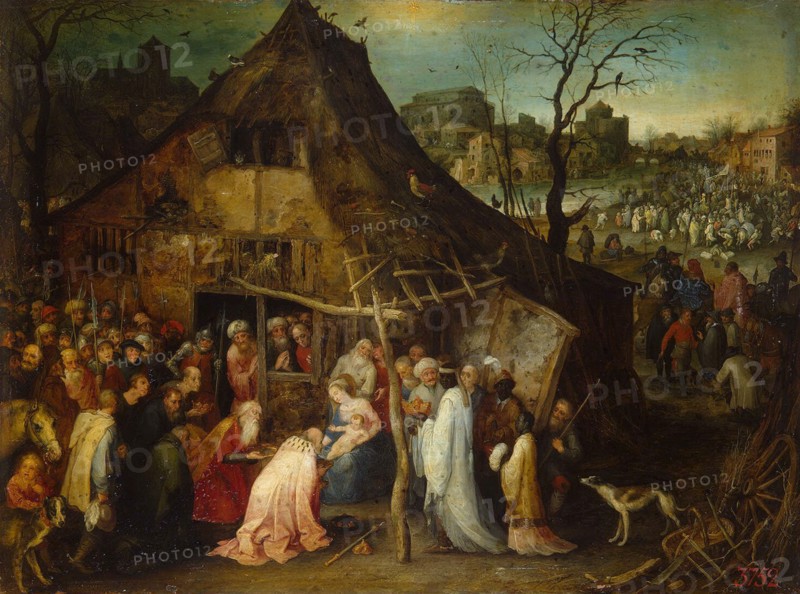 Adoration of the Magi', c1600. Creator: Brueghel, Jan, the Elder (1568-1625).