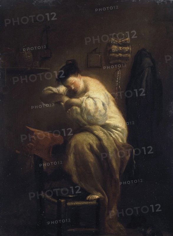 Woman Looking for Fleas', 1710s. Creator: Crespi, Giuseppe Maria (1665-1747).