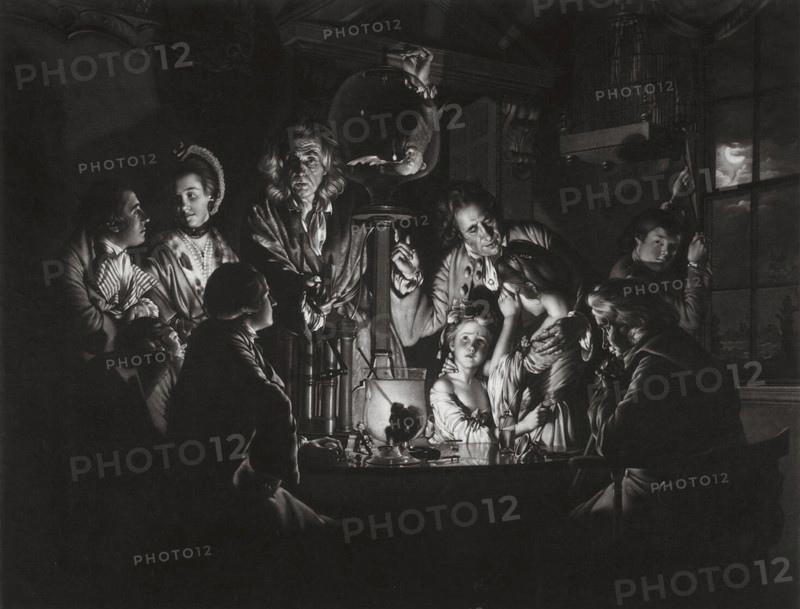 An Experiment on a Bird in the Air Pump (After Joseph Wright of Derby), 1769.  Creator: Green, Valentine (1739-1813).