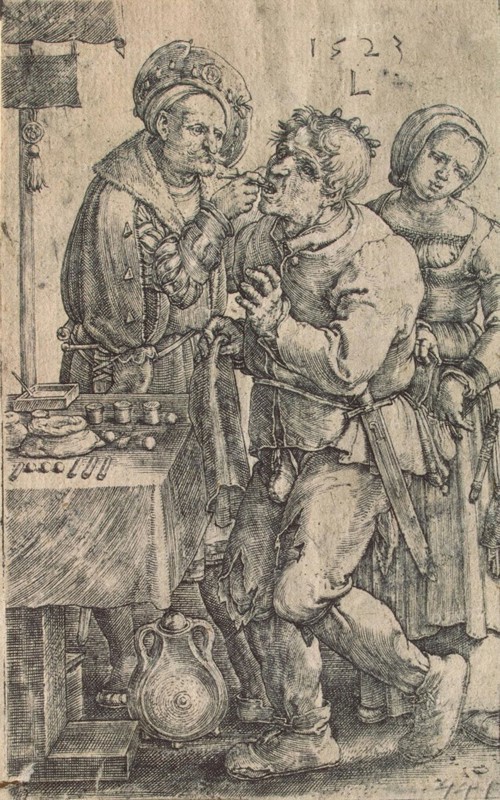 Dentist, 1523.  Creator: Leyden, Lucas, van (1489/94-1533).