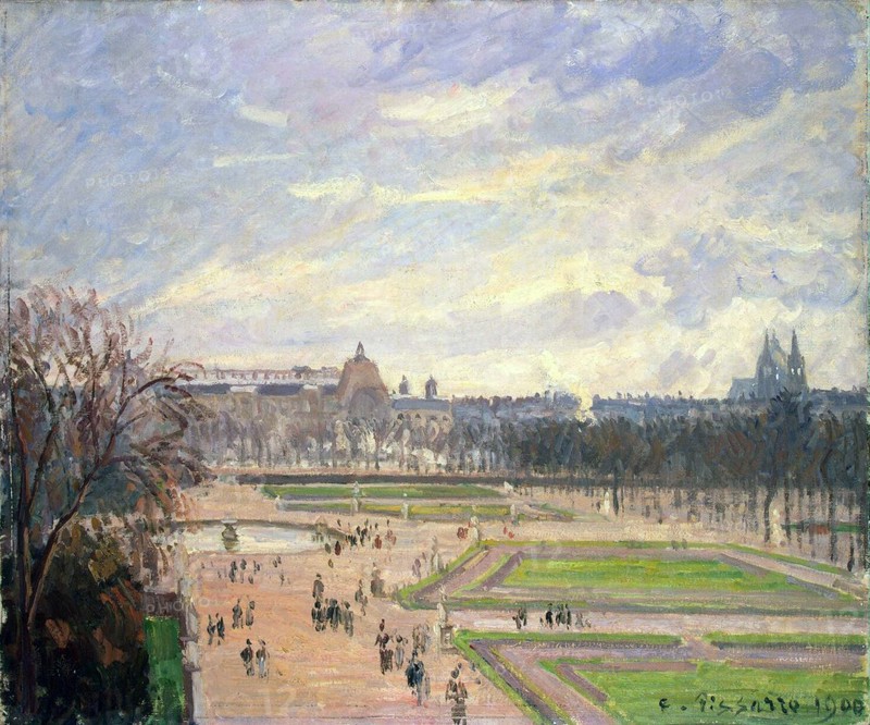 The Tuileries Gardens', 1900. Creator: Pissarro, Camille (1830-1903).