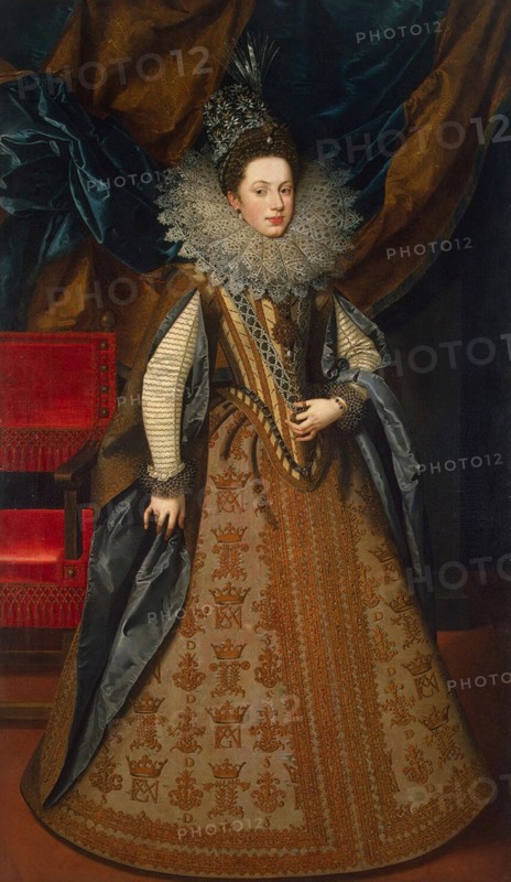Portrait of Margaret of Savoy', (1589-1655), Duchess of Mantua and Montferrat, 1608.  Creator: Pourbus, Frans, the Younger (1569-1622).