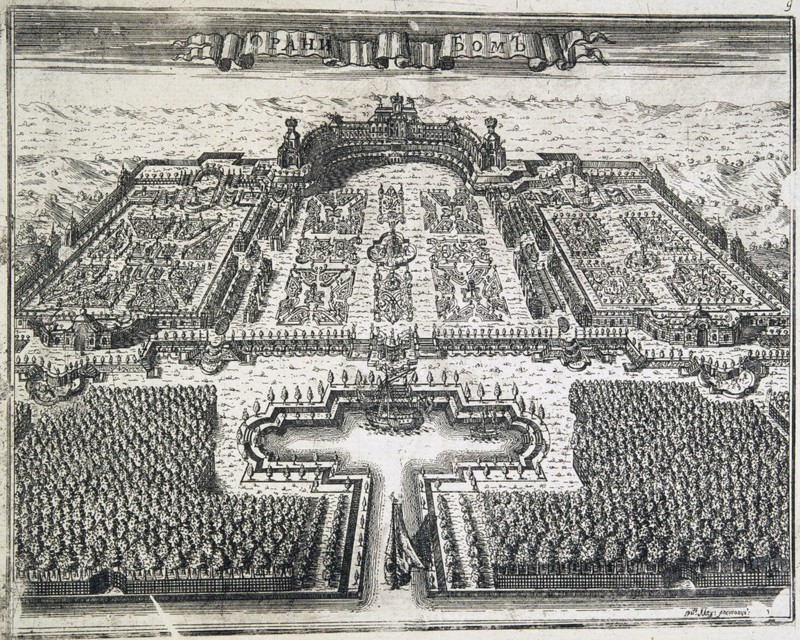 Oranienbaum, 1717.  Creator: Rostovtsev, Alexei Ivanovich (1670s-1730s).