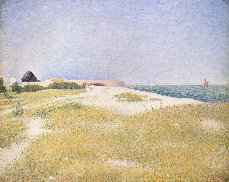 View of Fort Samson', 1885. Creator: Seurat, Georges Pierre (1859-1891).