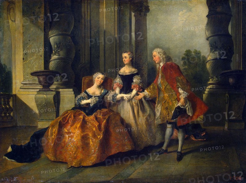 Scene from the Tragedy Le Comte d'Essex by Thomas Corneille', 1734. Creator: Lancret, Nicolas (1690-1743).