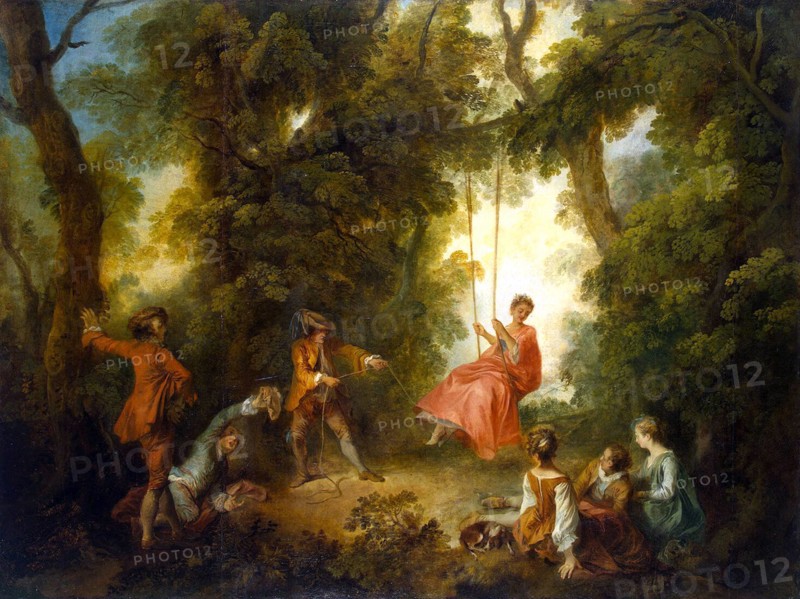 Swing', 1730s. Creator: Lancret, Nicolas (1690-1743).