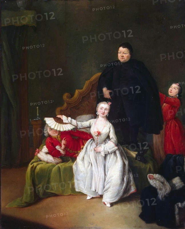Theatrical Scene', 1752. Creator: Longhi, Pietro (1701-1785).