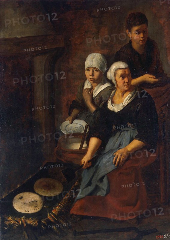 Baking of Flat Cakes', 1645-1648. Creator: Murillo, Bartolomé Estebàn (1617-1682).