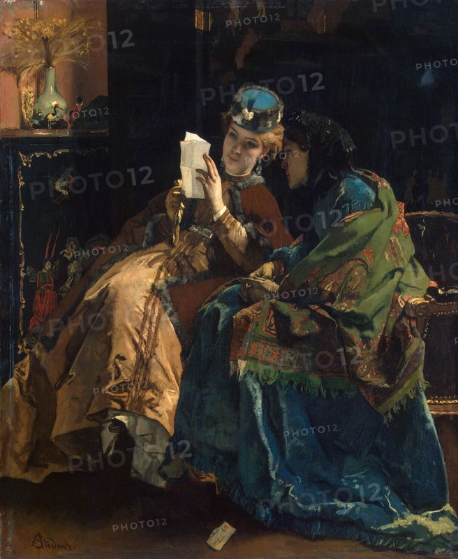Pleasant Letter', 1860s. Creator: Stevens, Alfred (1823-1906).