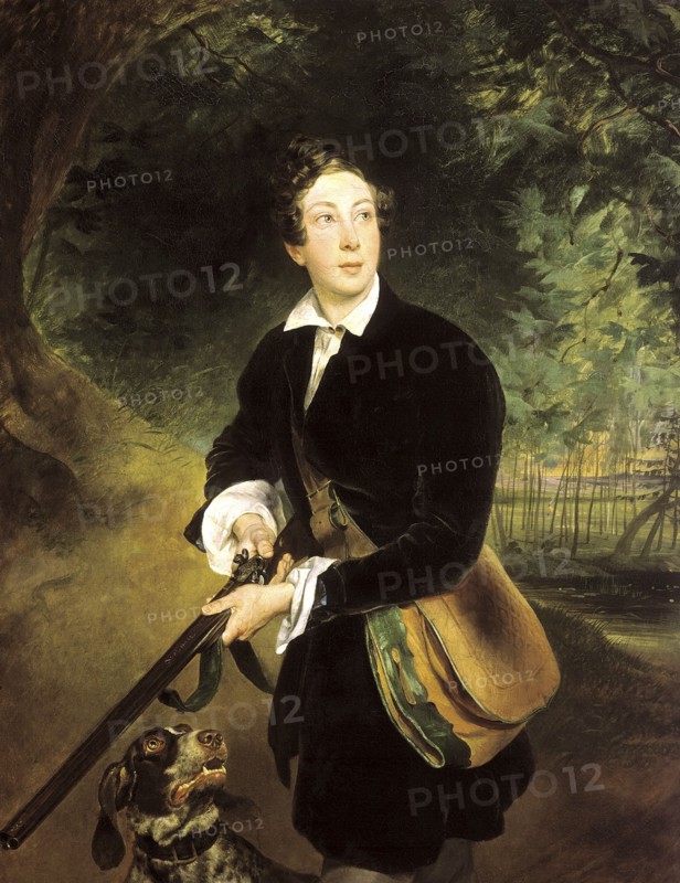Portrait of the author Count Aleksey Konstantinovich Tolstoy', (1817-1875), 1836.  Creator: Briullov, Karl Pavlovich (1799-1852).