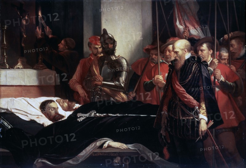 'The Last Respects to the Remains of the Counts Egmont and Hoorn', 1863. Artist: Louis Gallait