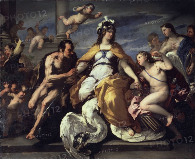 'Love and the Vices Disarm Judgement', late 17th or early 18th century. Artist: Paolo de' Matteis
