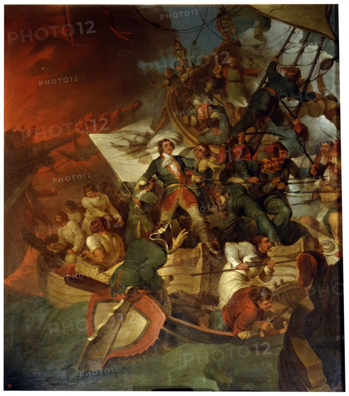 'Taking of Azov on 18 May 1696', late 18th or 19th century. Artist: Robert Ker Porter